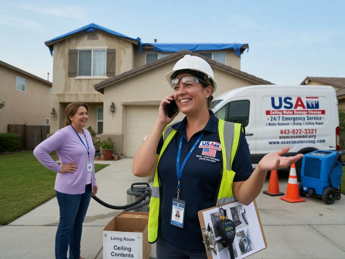 Ceiling Water Damage Restoration Liscomb, IA FAQs